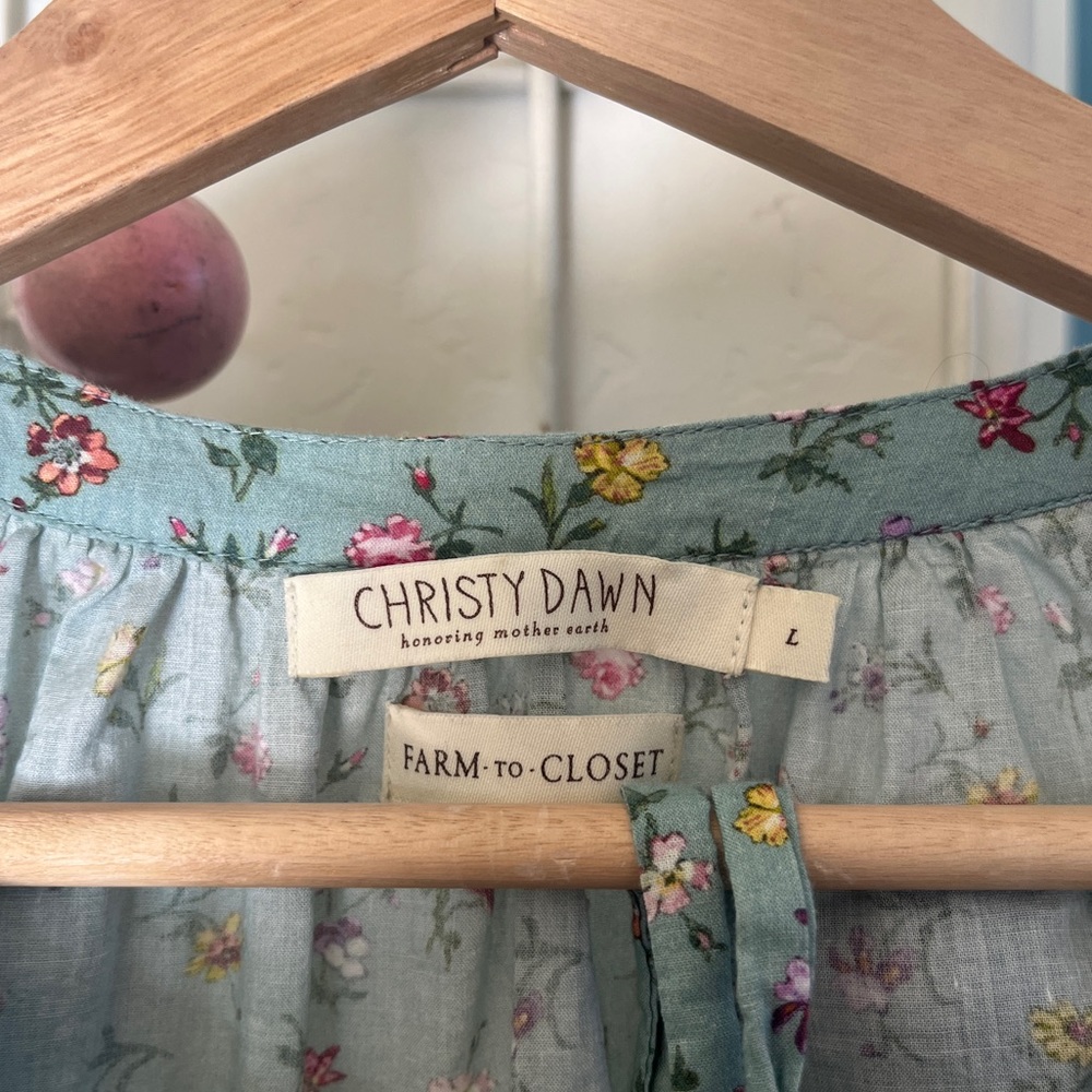 Christy Dawn The Simona Dress Fern Garden size L - Picture 2 of 5